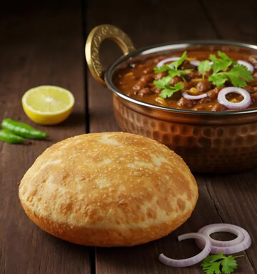 Chicken Tikka Bhoona Puri